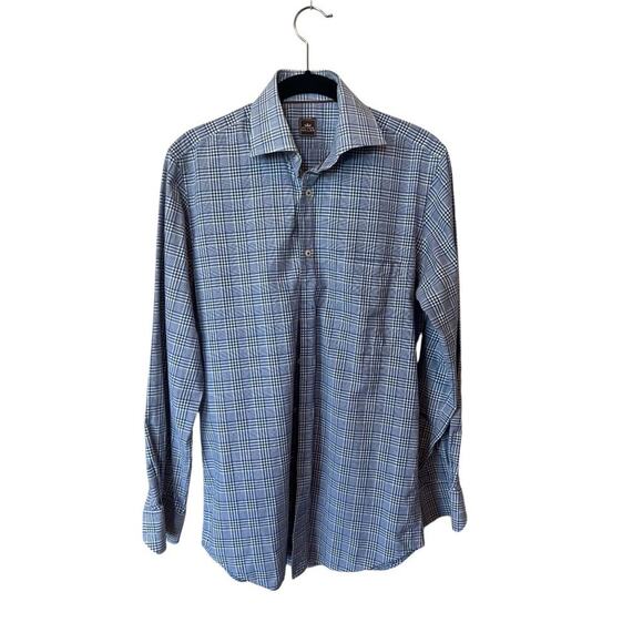 PETER MILLAR MENS LONG SLEEVE BUTTON DOWN DRESS SHIRT - Picture 1 of 11